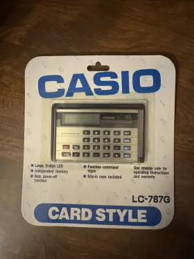 LC-797C CASIO Calculator Ultra Card