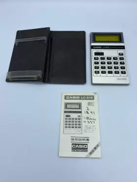 LC-818 CASIO Lcd Calculator