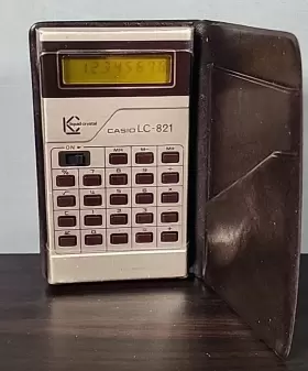 LC-821 CASIO Pocket Calculator Manual #3