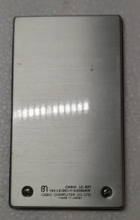 LC-827 CASIO Calculator #2
