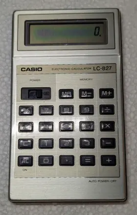 LC-827 CASIO Calculator