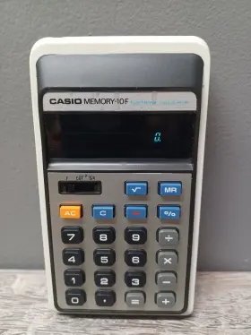 MEMORY-10F CASIO Calculator
