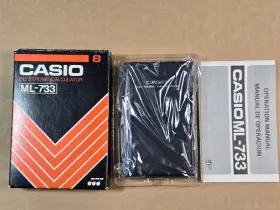ML-77 CASIO Melody Musical Calculator Box Manual