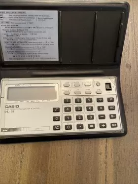 ML-81 CASIO Melody Alarm Calculator