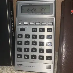 ML-82 CASIO Musical Clock Calculator Box Instruct #2