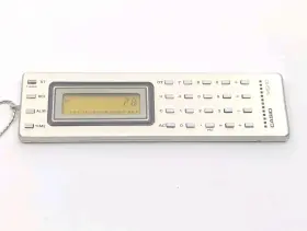 MQ-10 CASIO Clean Quartz Clock Calculator Neck Chain Battery #2