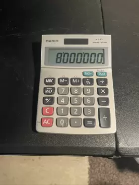MS-805 CASIO Calculator Solar Cell Power