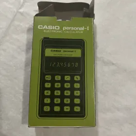 P-811 CASIO Pocket Mini Calculator Box