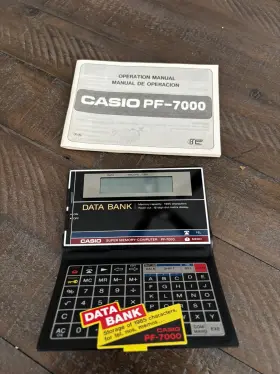 PF-7000 CASIO Data Bank Calculator Nw