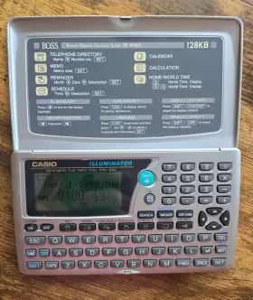 SF-4700C CASIO Backlit Display Digital Diary Batteries