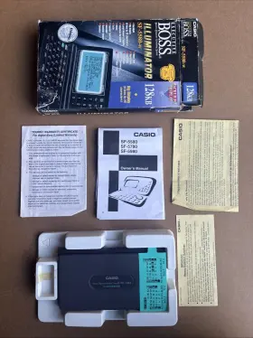 SF-5580-W CASIO Nos Illuminator Organizer Scheduling #2