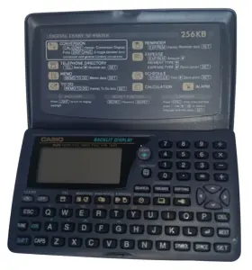 SF4985ER CASIO Digital Diary Er Backlit Display Battery