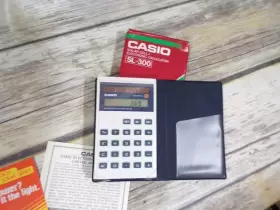 SL-300 CASIO Box Solar Calculator #2