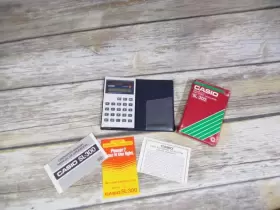 SL-300 CASIO Box Solar Calculator