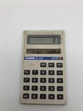 SL-300F CASIO High Power Solar Cell Pocket Calculator