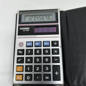 SL-807 CASIO High Power Solar Calculator #3