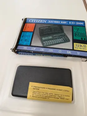 ED-2800 CITIZEN Diary Memory Organizer