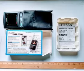 ST055 CITIZEN Mini Television Uhf Vhf Ant #2