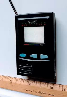 ST055 CITIZEN Mini Television Uhf Vhf Ant #3