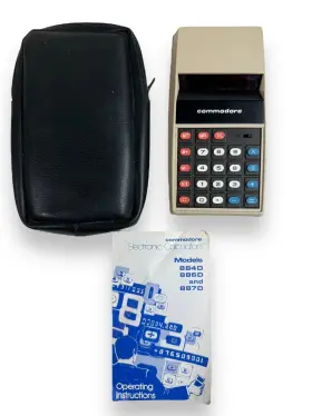 887D COMMODORE Calculator Manual #3