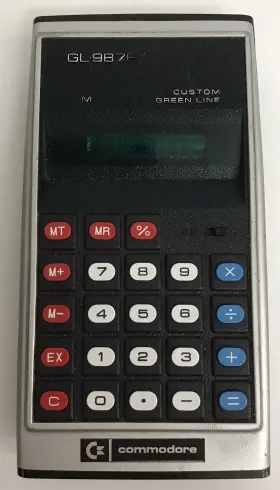987R COMMODORE Gl Cbm Calculator Line #2