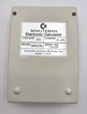 MM3M COMMODORE Minuteman Calculator Cord #3