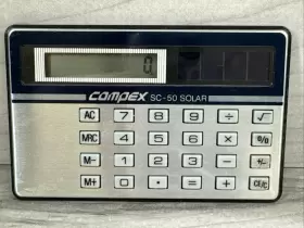 SC-50 COMPEX Solar Calculator Credit Card Hong Kong #2