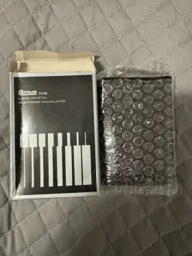 LCD709 COMUS Nos Lcd Calculator Box Auto Shut