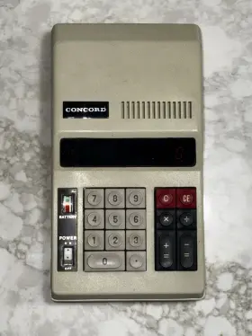 TR-80A CONCORD Calculator