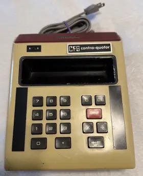 MDL-101 CONTRA QUOTER Tube Desktop Calculator Cfs Quotor