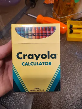 020898460700 CRAYOLA Crayon Box Calculator Battery