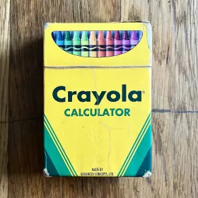029696469700 CRAYOLA Calculator Crayon Box Math Toy #2