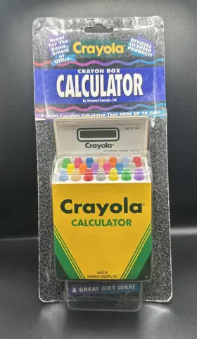 200BC CRAYOLA Crayon Box Calculator Advanced Concepts