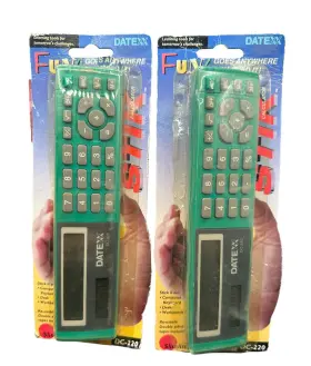 DC-220 DATEXX Fun Stik Calculator Slimline Solar Angled