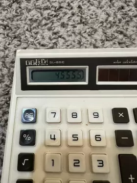 SL-88IE DIGITECH Solar Cell Calculator Desktop #2