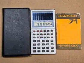 MK71 ELEKTRONIKA Soviet Union Ussr Solar Calculator