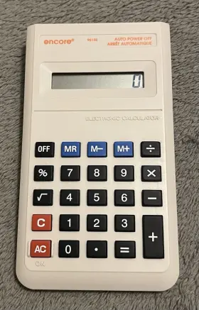 96125 ENCORE Calculator Auto Power