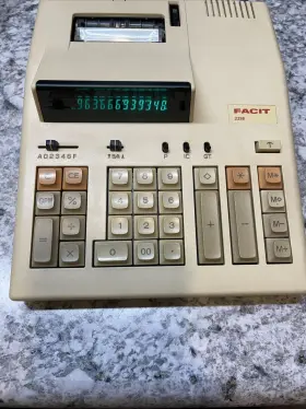 2259 FACIT Calculator Manual #2