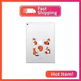 DECAL55-A7565 FINCIBO Fox Funny Playful Postures Decal