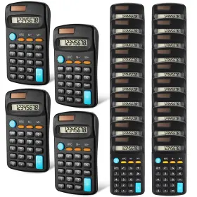B09JGHGR6S FLUTESAN Mini Calculators Display Solar Battery