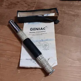 S4471 GENIAC Otis King Cylindral Telescopic Pocket Calculator