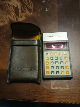 BCM-30 HANIMEX Handheld Calculator Led Hong Kong Battery