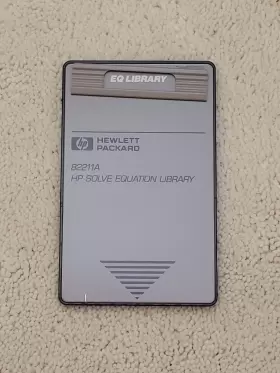 82211A HEWLETT PACKARD Solve Equation Card Calculator