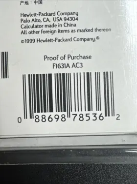 F1631A HEWLETT-PACKARD Scientific Calculator #3
