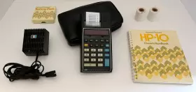 HP-10 HEWLETT PACKARD Led Calculator Manual Charger