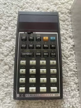 HP-32E HEWLETT PACKARD HP Calculator Box Manuals Powercord #2