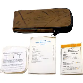 HP41-C HEWLETT-PACKARD Calculator Bag Manuals