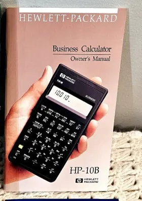 00010-90037 HP Calculator Owners Manual Hewlett Packard