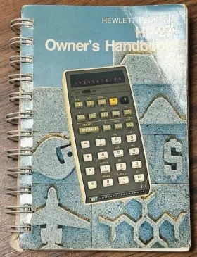 00027-90001 HP Hewlett Packard Calculator Owners Handbook