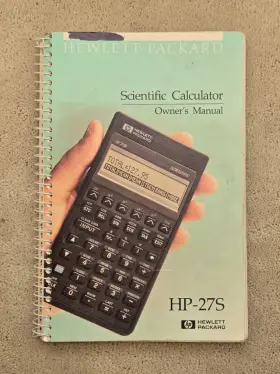 00027-90046 HP Hewlett Packard Scientific Calculator Owners